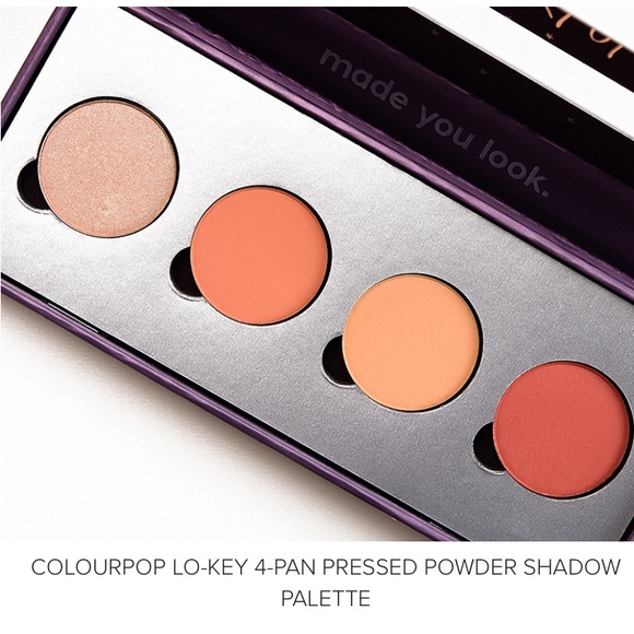 Low Key Colourpop 4 Pan Eyeshadow Palette W Stars - Picture 10 of 13